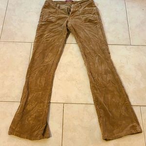 Women's brown corduroy jeans